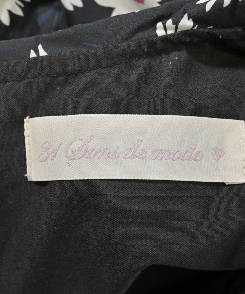 31 Sons de mode（トランテアン　ソン　ドゥ　モード）ワンピース 黒 サイズ:38(M位) レディース/2200683349030