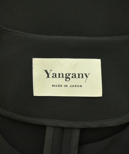 yangany（ヤンガニー）ノーカラージャケット 黒 サイズ:38(M位) レディース/2200721261102
