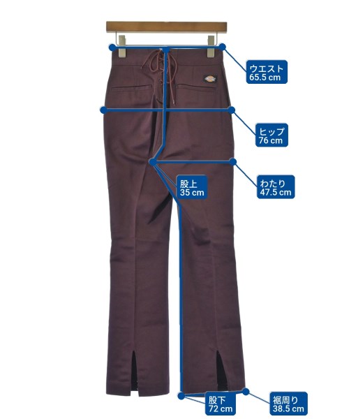 HOLIDAY（ホリデイ）チノパン 赤 サイズ:0(S位) レディース/2200623373033