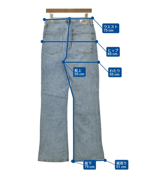 rag & bone（ラグアンドボーン）デニムパンツ 青 サイズ:29(L位) レディース/2200638153026