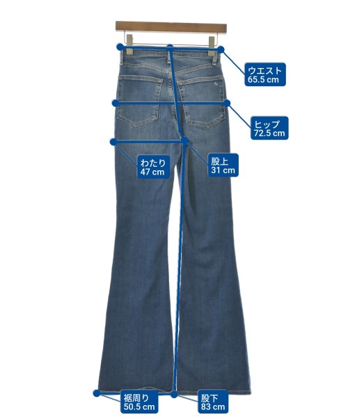 rag & bone（ラグアンドボーン）デニムパンツ 青 サイズ:25(S位) レディース/2200626857059
