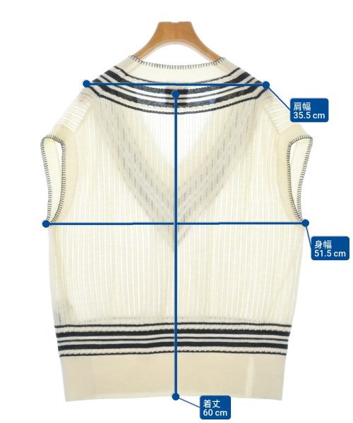 rag & bone（ラグアンドボーン）ベスト/ノースリーブ 白 サイズ:XS レディース/2200610519239