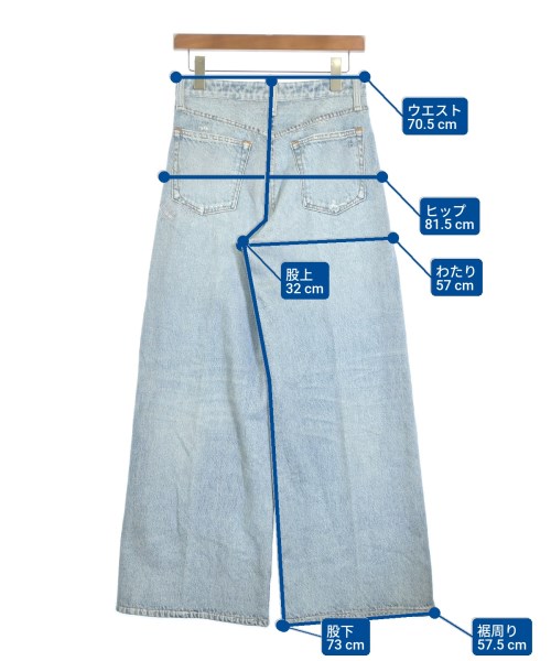 rag & bone（ラグアンドボーン）デニムパンツ 青 サイズ:24(S位) レディース/2200673346100