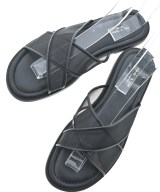 rag & bone（ラグアンドボーン）サンダル 黒 サイズ:EU38 1/2(25cm位) レディース/2200654950098