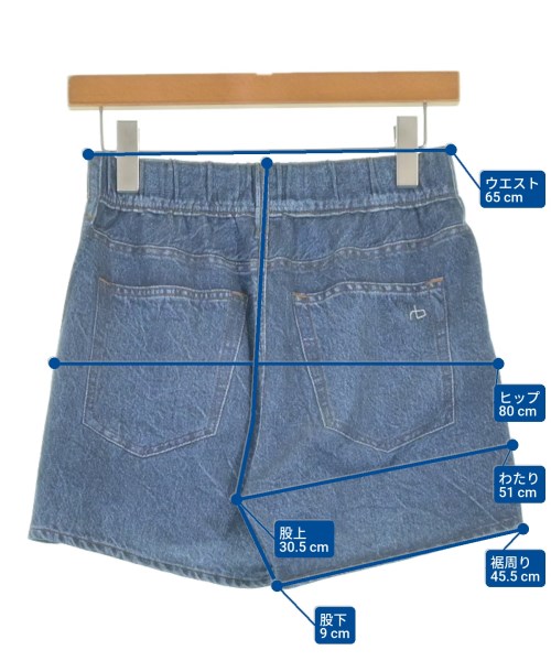 rag & bone（ラグアンドボーン）ショートパンツ 青 サイズ:-(M位) レディース/2200636134454