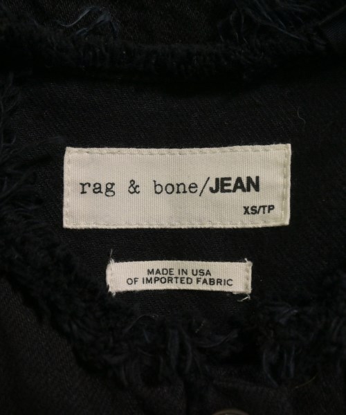 rag&bone/JEAN（ラグアンドボーンジーン）デニムジャケット 黒 サイズ:XS レディース/2200730192015