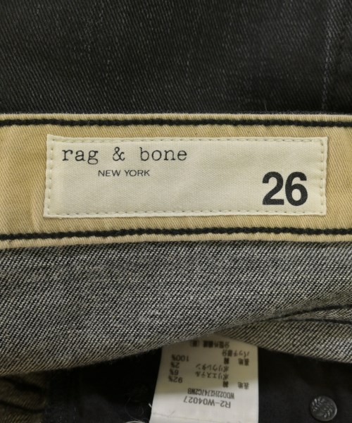 rag & bone（ラグアンドボーン）デニムパンツ 黒 サイズ:26(M位) レディース/2200716444022
