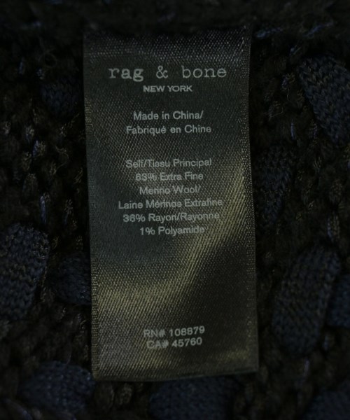 rag & bone（ラグアンドボーン）その他 黒 サイズ:S レディース/2200716557050