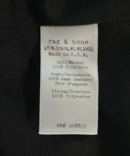 rag & bone（ラグアンドボーン）ブラウス 黒 サイズ:S レディース/2200724828012