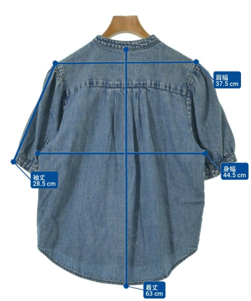 rag & bone（ラグアンドボーン）カジュアルシャツ 青 サイズ:S レディース/2200728728356
