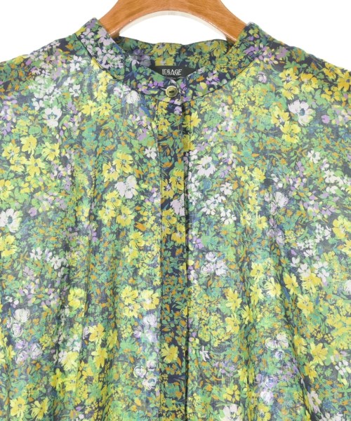 JOURNAL STANDARD L'ESSAGE（ジャーナルスタンダードレサージュ）ブラウス 紺 サイズ:F レディース/2200621843095