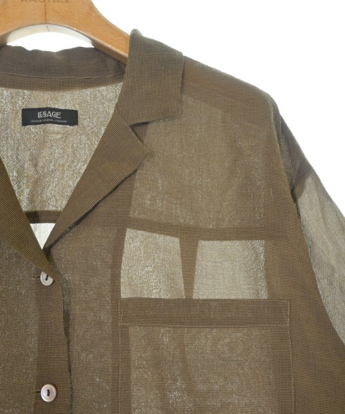 JOURNAL STANDARD L'ESSAGE（ジャーナルスタンダードレサージュ）カジュアルシャツ 茶 サイズ:F レディース/2200635155092