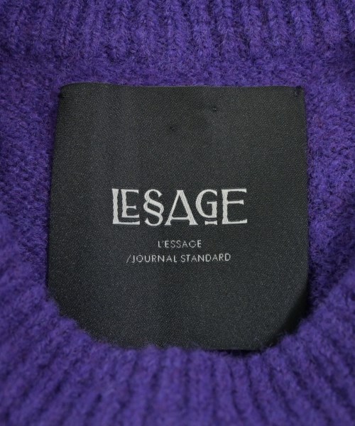 JOURNAL STANDARD L'ESSAGE（ジャーナルスタンダードレサージュ）ニット・セーター 紫 サイズ:F レディース/2200623688045