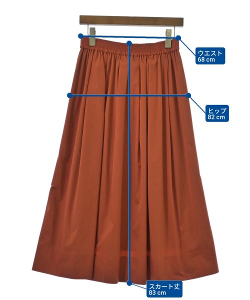 JOURNAL STANDARD L'ESSAGE（ジャーナルスタンダードレサージュ）ロング・マキシ丈スカート オレンジ サイズ:F レディース/2200622231068