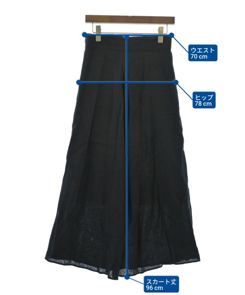 JOURNAL STANDARD L'ESSAGE（ジャーナルスタンダードレサージュ）ロング・マキシ丈スカート 黒 サイズ:38(M位) レディース/2200637022033