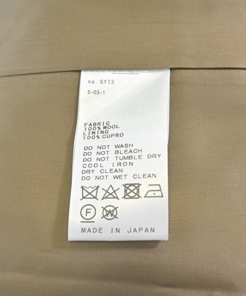 JOURNAL STANDARD L'ESSAGE（ジャーナルスタンダードレサージュ）ノーカラージャケット 茶 サイズ:F レディース/2200621259056