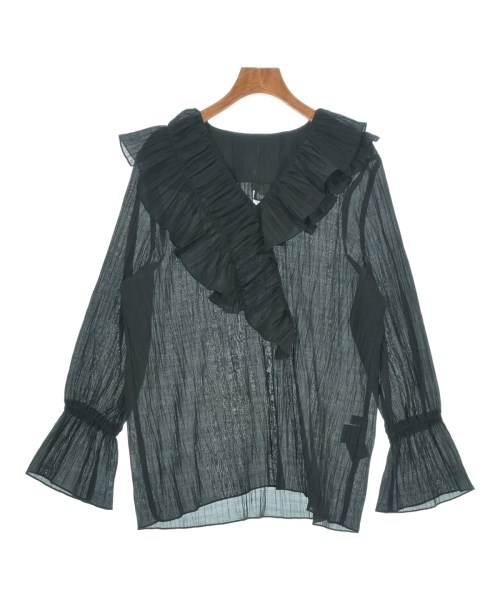 JOURNAL STANDARD L'ESSAGE(ジャーナルスタンダードレサージュ)カジュアルシャツ 黒 サイズ:F/2200641300042