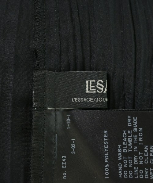 JOURNAL STANDARD L'ESSAGE（ジャーナルスタンダードレサージュ）カジュアルシャツ 黒 サイズ:F レディース/2200641300042