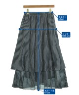 JOURNAL STANDARD L'ESSAGE（ジャーナルスタンダードレサージュ）ロング・マキシ丈スカート 紺 サイズ:-(M位) レディース/2200637842075