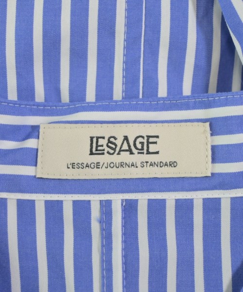JOURNAL STANDARD L'ESSAGE（ジャーナルスタンダードレサージュ）ブラウス 青 サイズ:F レディース/2200633653095