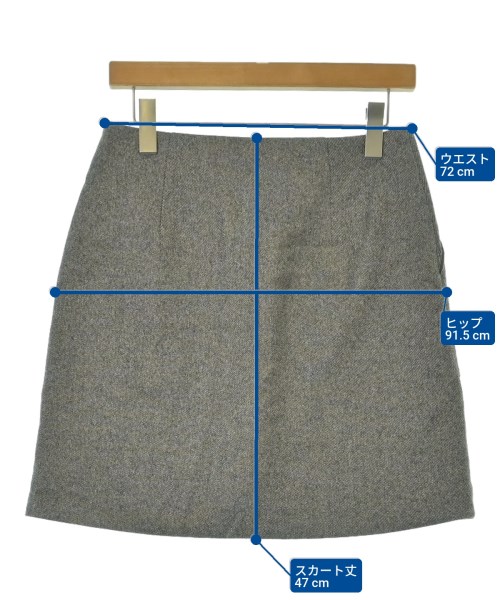 JOURNAL STANDARD L'ESSAGE（ジャーナルスタンダードレサージュ）ミニスカート グレー サイズ:-(M位) レディース/2200643841123