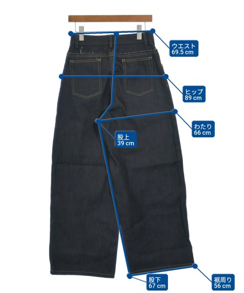 JOURNAL STANDARD L'ESSAGE（ジャーナルスタンダードレサージュ）デニムパンツ 紺 サイズ:38(M位) レディース/2200644316033
