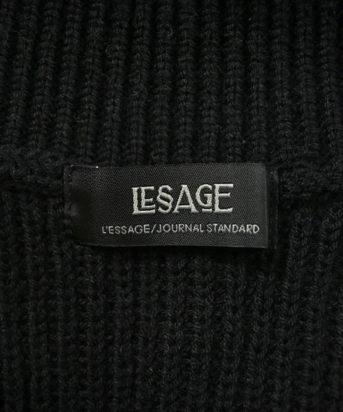 JOURNAL STANDARD L'ESSAGE（ジャーナルスタンダードレサージュ）ニット・セーター 黒 サイズ:F レディース/2200624712022