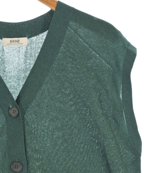 JOURNAL STANDARD L'ESSAGE（ジャーナルスタンダードレサージュ）カーディガン 緑 サイズ:-(XL位) レディース/2200625543021