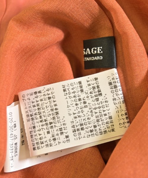 JOURNAL STANDARD L'ESSAGE（ジャーナルスタンダードレサージュ）ロング・マキシ丈スカート オレンジ サイズ:F レディース/2200616382028
