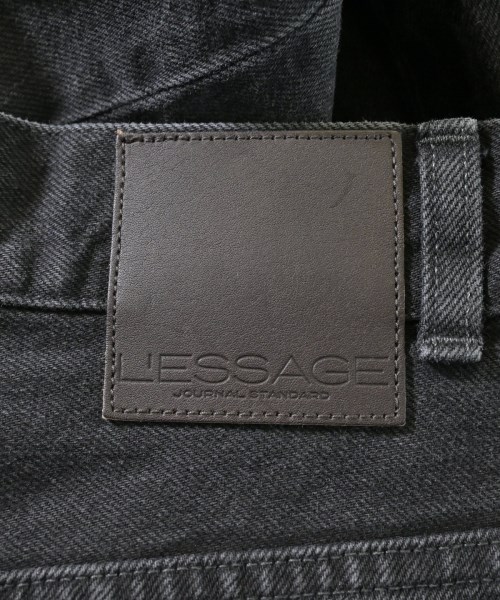 JOURNAL STANDARD L'ESSAGE（ジャーナルスタンダードレサージュ）デニムパンツ 黒 サイズ:36(S位) レディース/2200627409028