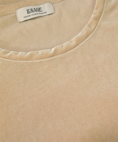 JOURNAL STANDARD L'ESSAGE（ジャーナルスタンダードレサージュ）Tシャツ・カットソー ベージュ サイズ:F レディース/2200628311016