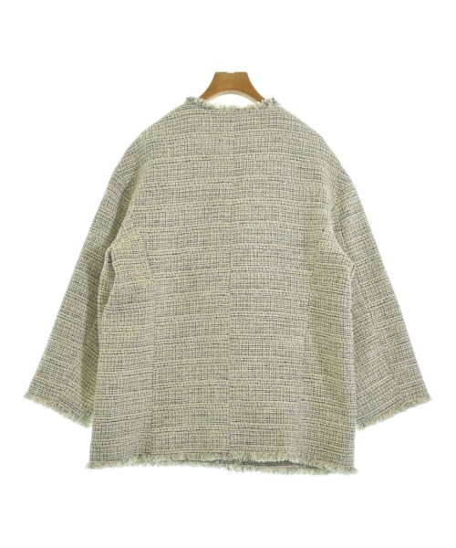 JOURNAL STANDARD L'ESSAGE（ジャーナルスタンダードレサージュ）ノーカラージャケット 白 サイズ:F レディース/2200616602010