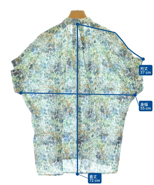 JOURNAL STANDARD L'ESSAGE（ジャーナルスタンダードレサージュ）カジュアルシャツ 白 サイズ:F レディース/2200616740095