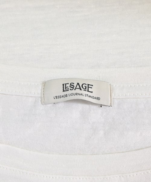 JOURNAL STANDARD L'ESSAGE（ジャーナルスタンダードレサージュ）Tシャツ・カットソー 白 サイズ:F レディース/2200617635123