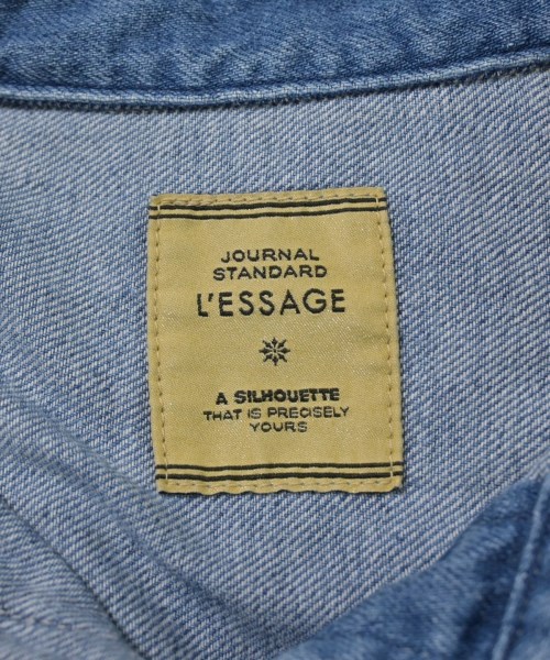 JOURNAL STANDARD L'ESSAGE（ジャーナルスタンダードレサージュ）カジュアルシャツ 紺 サイズ:-(M位) レディース/2200616077122