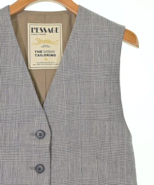 JOURNAL STANDARD L'ESSAGE（ジャーナルスタンダードレサージュ）ベスト グレー サイズ:-(M位) レディース/2200632056026