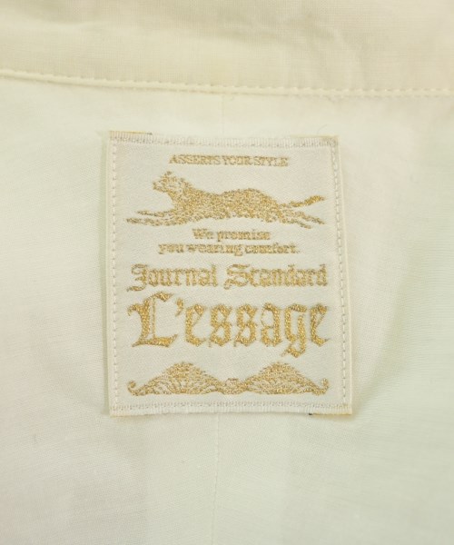 JOURNAL STANDARD L'ESSAGE（ジャーナルスタンダードレサージュ）カジュアルシャツ 白 サイズ:F レディース/2200632433087