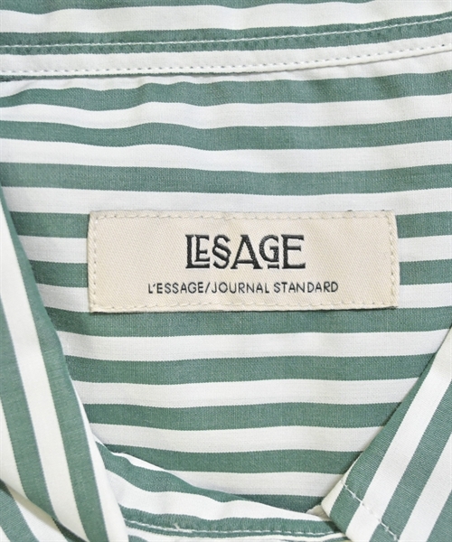 JOURNAL STANDARD L'ESSAGE（ジャーナルスタンダードレサージュ）カジュアルシャツ 緑 サイズ:F レディース/2200609519103