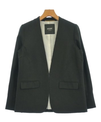 【極美品】ジャーナルスタンダードレサージュ　ノーカラージャケット　黒　2 JOURNAL STANDARD L'ESSAGE（ジャーナルスタンダードレサージュ）ノー