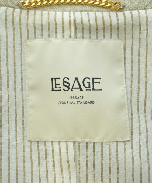 JOURNAL STANDARD L'ESSAGE（ジャーナルスタンダードレサージュ）ノーカラージャケット ベージュ サイズ:2(M位) レディース/2200607671032