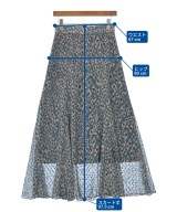 JOURNAL STANDARD L'ESSAGE（ジャーナルスタンダードレサージュ）ロング・マキシ丈スカート 青 サイズ:F レディース/2200608976082