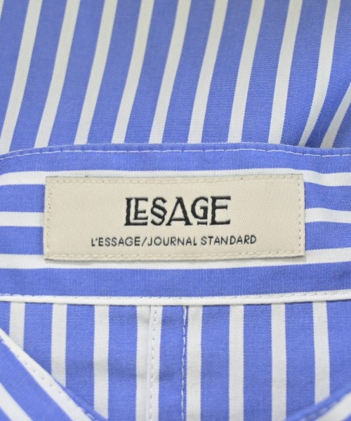 JOURNAL STANDARD L'ESSAGE（ジャーナルスタンダードレサージュ）カジュアルシャツ 青 サイズ:F レディース/2200611555120