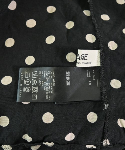 JOURNAL STANDARD L'ESSAGE（ジャーナルスタンダードレサージュ）ブラウス 黒 サイズ:F レディース/2200619181093