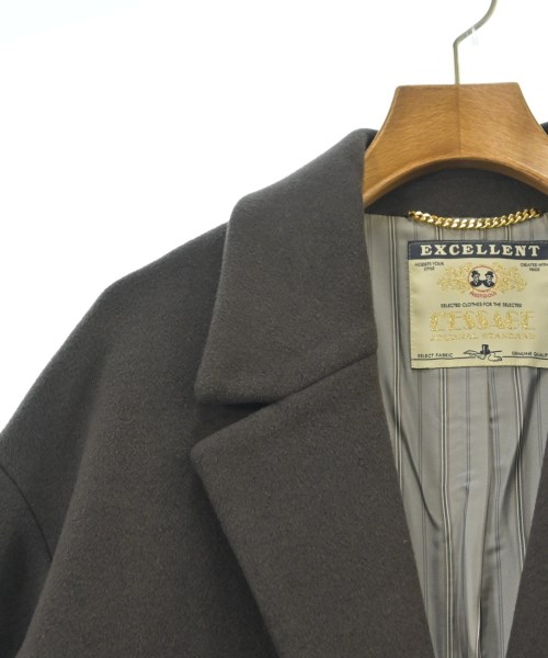 JOURNAL STANDARD L'ESSAGE（ジャーナルスタンダードレサージュ）チェスターコート 茶 サイズ:F レディース/2200614634013