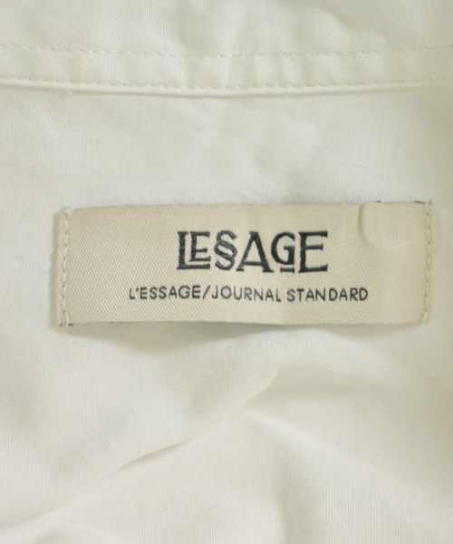 JOURNAL STANDARD L'ESSAGE（ジャーナルスタンダードレサージュ）カジュアルシャツ 白 サイズ:F レディース/2200601244447