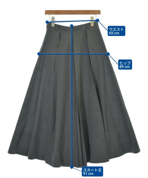 JOURNAL STANDARD L'ESSAGE（ジャーナルスタンダードレサージュ）ロング・マキシ丈スカート グレー サイズ:36(S位) レディース/2200669958041