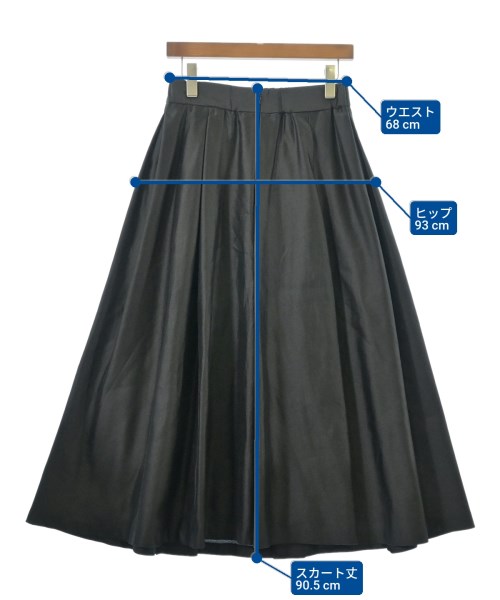 JOURNAL STANDARD L'ESSAGE（ジャーナルスタンダードレサージュ）ロング・マキシ丈スカート 黒 サイズ:38(M位) レディース/2200669942026