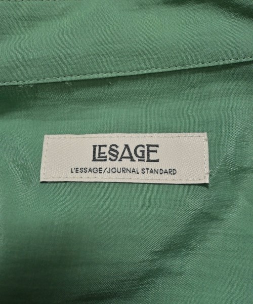 JOURNAL STANDARD L'ESSAGE（ジャーナルスタンダードレサージュ）カジュアルシャツ 緑 サイズ:F レディース/2200674638013