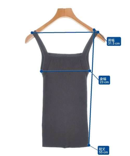 JOURNAL STANDARD L'ESSAGE（ジャーナルスタンダードレサージュ）キャミソール グレー サイズ:-(M位) レディース/2200670108411