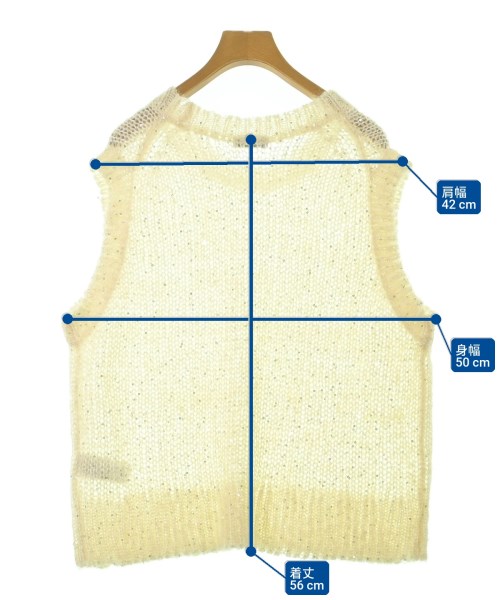 JOURNAL STANDARD L'ESSAGE（ジャーナルスタンダードレサージュ）ベスト/ノースリーブ 白 サイズ:F レディース/2200671691493